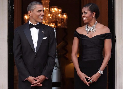 Barack and michelle - and, obama